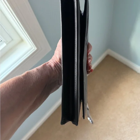 Authentic New Chanel Black Quilted Clutch - Picture 7 of 12